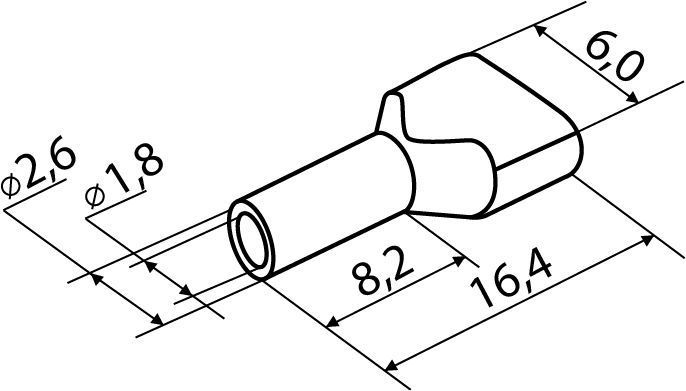 Наконечники трубчасті ТЕ 1,5-08 чорні (100шт) АСКО-УКРЕМ A0060120006 фото