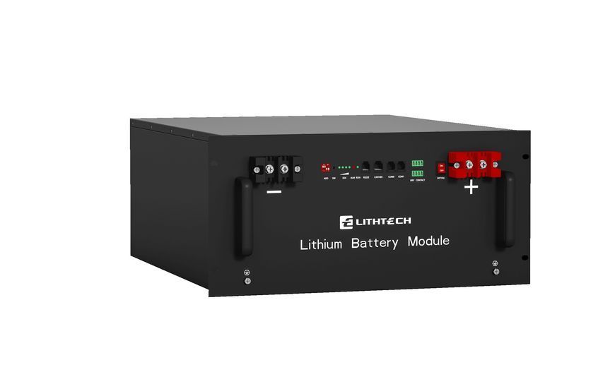 Акумуляторна батарея Lithtech Rack TB6000X 51.2V, 200Ah, LiFePO4, 10.24kWh, зі стійками бат.11 фото