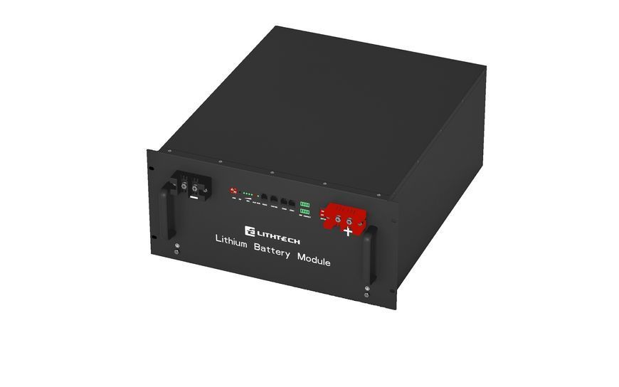Акумуляторна батарея Lithtech Rack TB6000X 51.2V, 200Ah, LiFePO4, 10.24kWh, зі стійками бат.11 фото