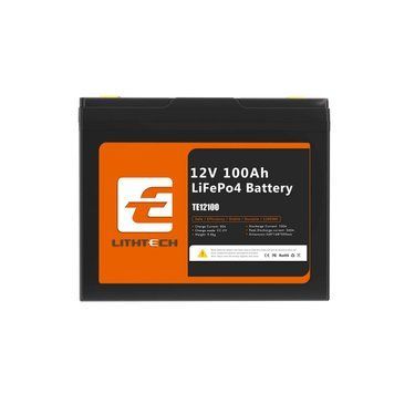 Батарея Lithtech LiFePo4 TE12100B 12.8V 100Ah бат.18 фото
