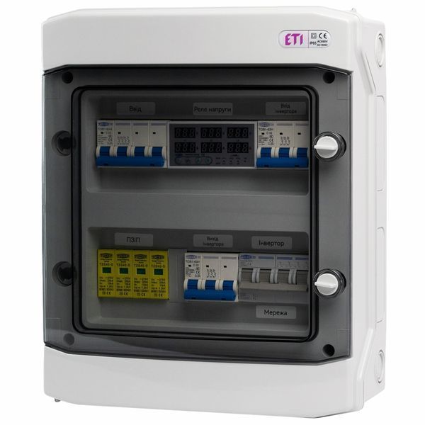 Щит захисту по змінному струму TOMZN 3 фази AC 24 WAY 32А IP-65 щит.48 фото
