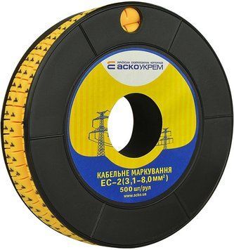 Кабельне маркування EC-2 3,1-8,0 мм&sup2; "1" A0150080018 фото