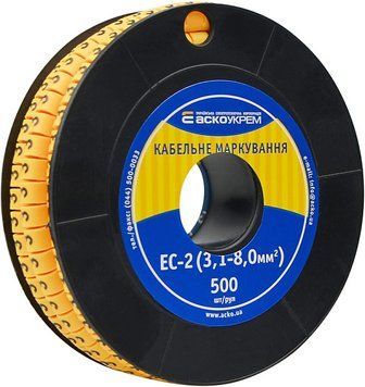 Кабельне маркування EC-2 3,1-8,0 мм&sup2; "3" A0150080026 фото