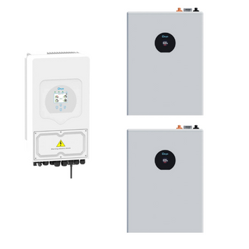 Комплект: акумуляторна батарея Deye Pro-C LiFePO4 LV + гібридний низьковольтний інвертор Deye SUN-6K-SG03LP1-EU 6 кВт 1 фаза арт.691 фото