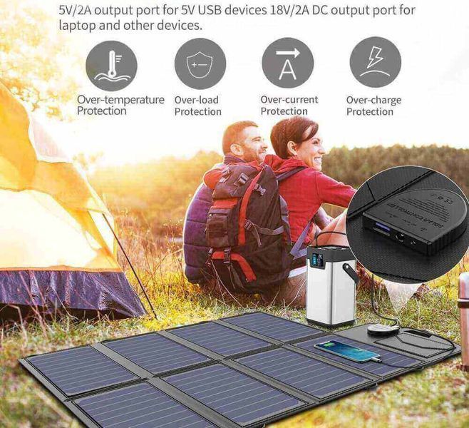 Сонячна панель Allpowers X-Dragon 18V 40W (XD-SP18V40W) арт.233 фото