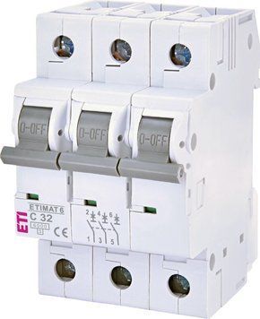 Автоматичний вимикач АС ETI ETIMAT 6 3Р 32А 400V 2145519 фото