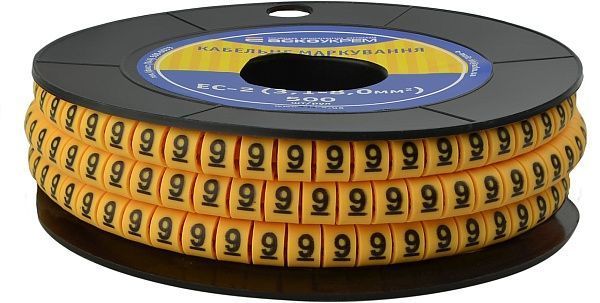 Кабельне маркування EC-2 3,1-8,0 мм&sup2; "9" АСКО-УКРЕМ A0150080050 фото