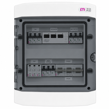 Щит захисту по змінному струму ETI 3 фази AC IP65 63А для інверторів до 40 кВт щит.62 фото