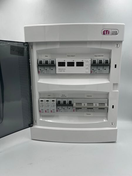 Щит захисту по змінному струму ETI 3 фази AC IP40 63А щит.65 фото