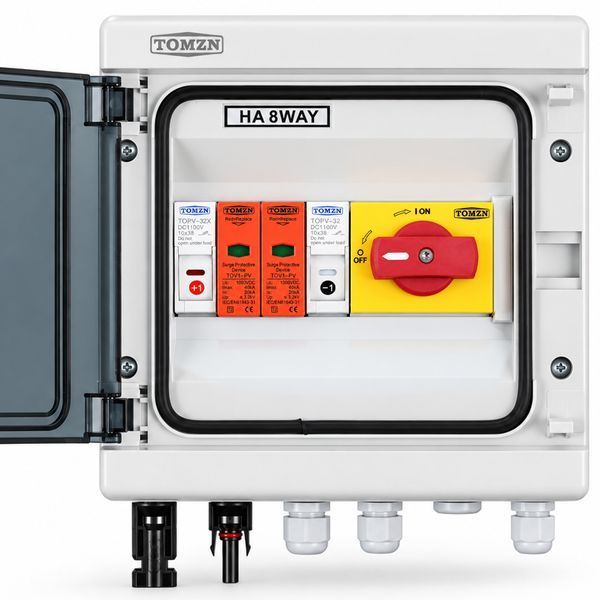 Щит захисту сонячних панелей TOMZN DC 1 MPPT 1 стрінг IP65 63А щит.6 фото