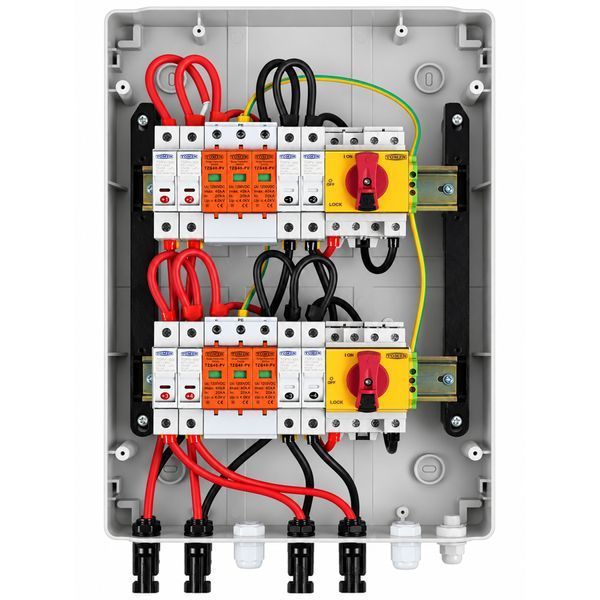 Щит захисту сонячних панелей TOMZN DC 2 MPPT 4 стрінги IP65 32А щит.9 фото