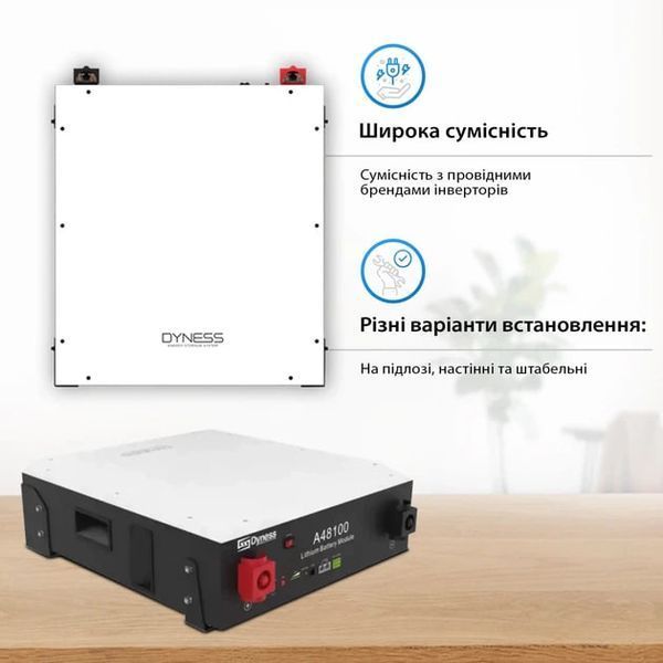 Акумуляторний модуль Dyness A48100 48V, 100Ah, LiFePo4, 4.8kWh арт.502 фото