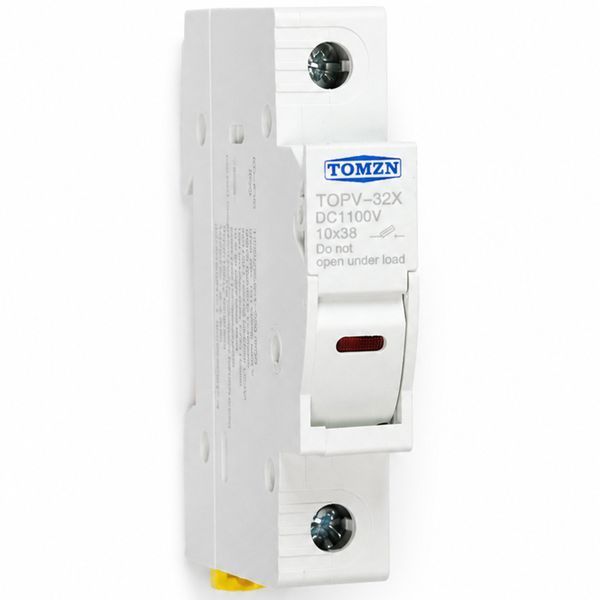 Тримач запобіжників DC TOMZN TOPV-32X 1Р 1100V з індикатором авт.101 фото