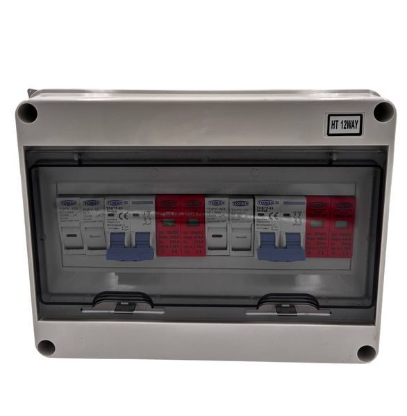 Щит захисту сонячних панелей TOMZN DC 2 MPPT 2 стрінги IP65 63А щит.33 фото